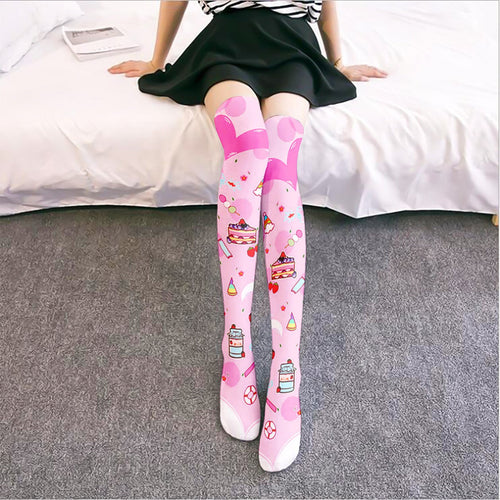 Arlina Velvet Lolita Knee Socks