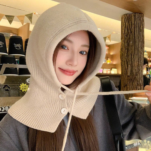 Arvette Knit Scarf Hat with Ear Protection