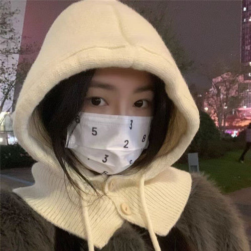 Arvette Knit Scarf Hat with Ear Protection