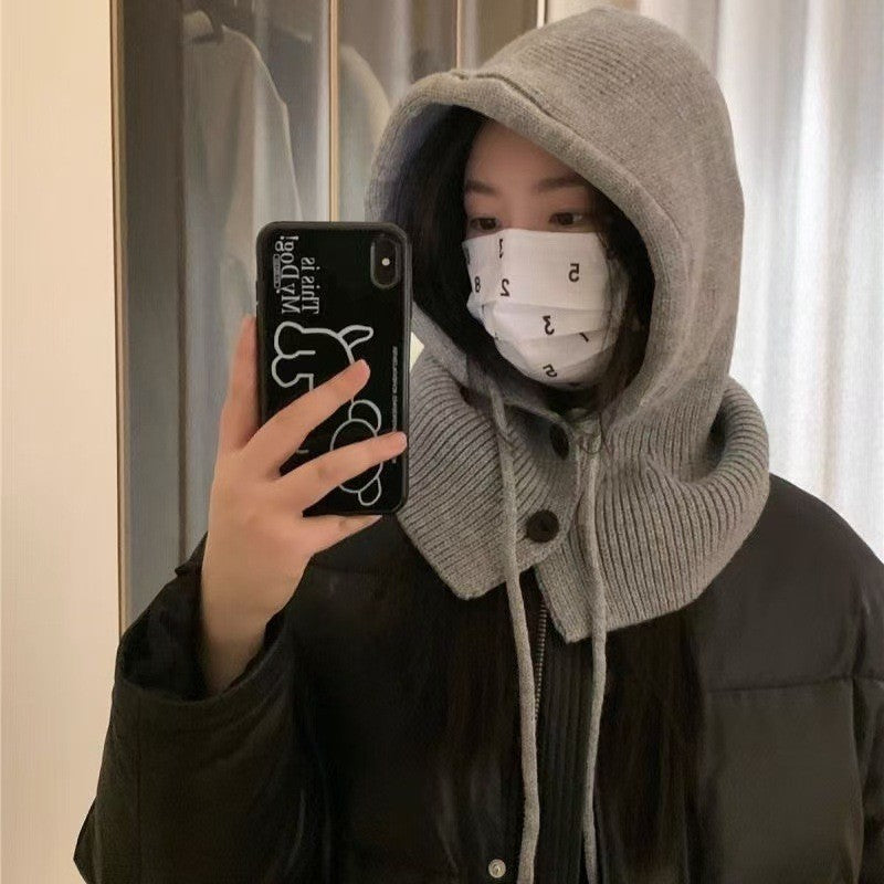 Arvette Knit Scarf Hat with Ear Protection