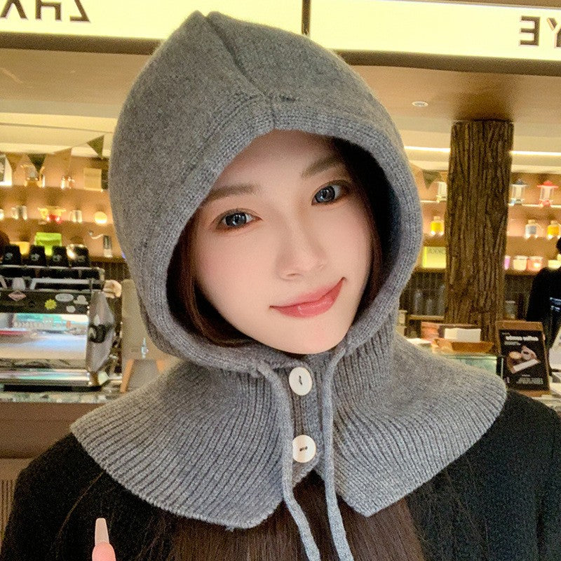 Arvette Knit Scarf Hat with Ear Protection