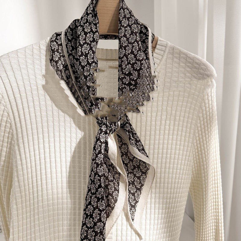 Aurelia Mulberry Silk Diamond Scarf