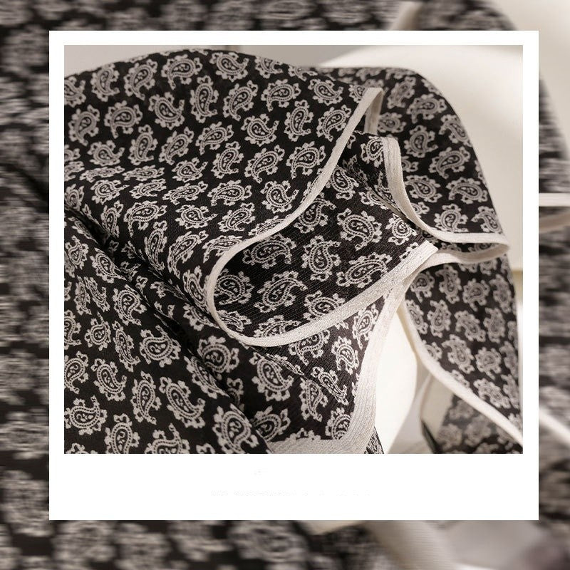 Aurelia Mulberry Silk Diamond Scarf
