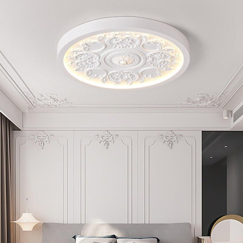 Carved Cream Ceiling Light