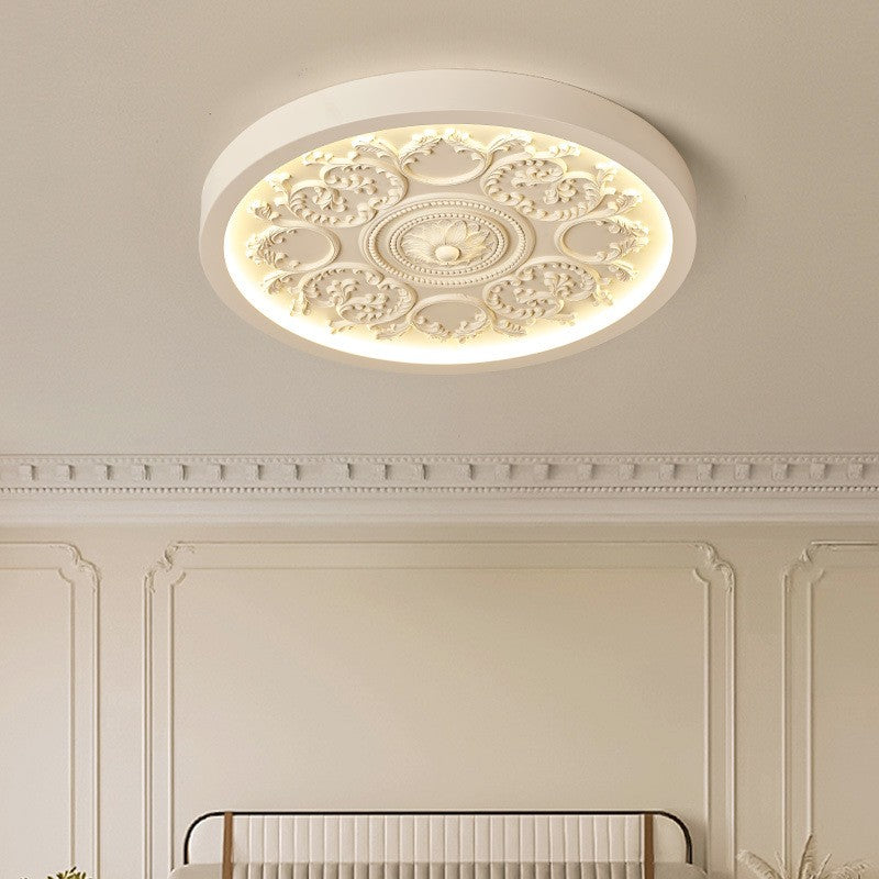 Carved Cream Ceiling Light