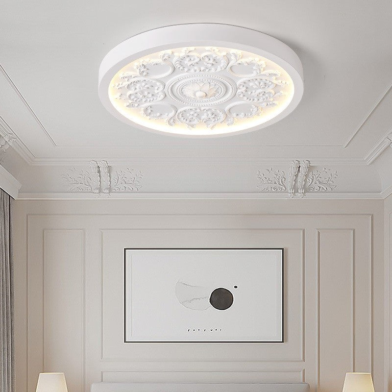 Carved Cream Ceiling Light