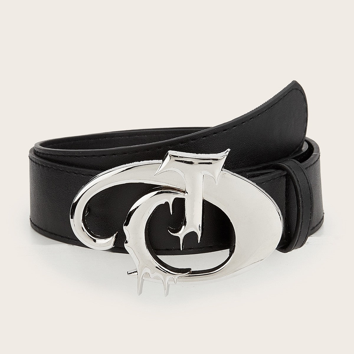 Korrin Embossed Skull Buckle Belt