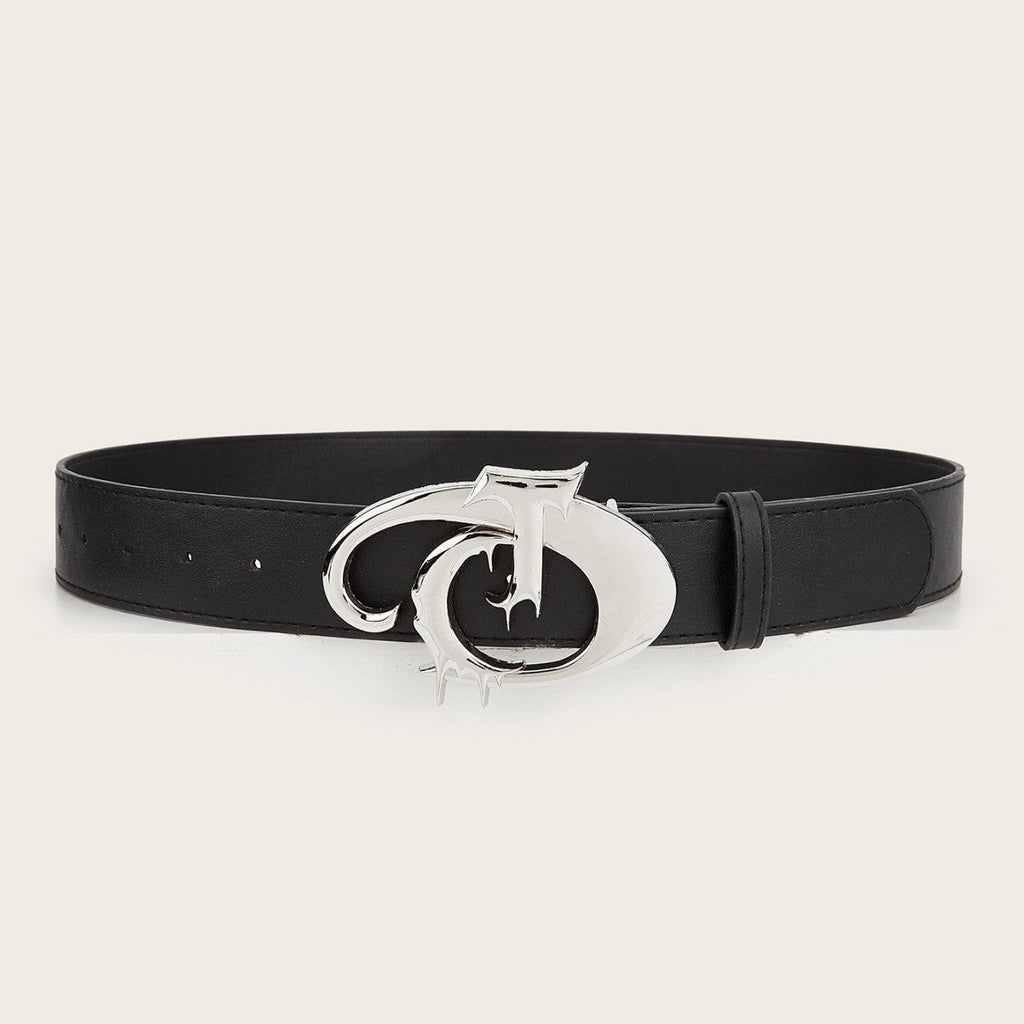 Korrin Embossed Skull Buckle Belt