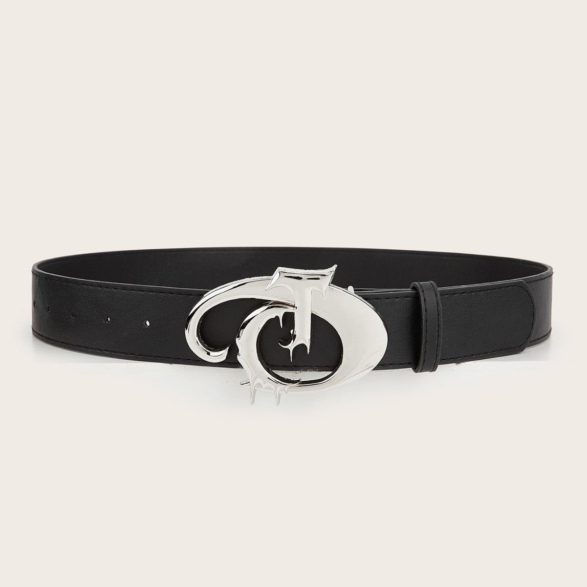 Korrin Embossed Skull Buckle Belt