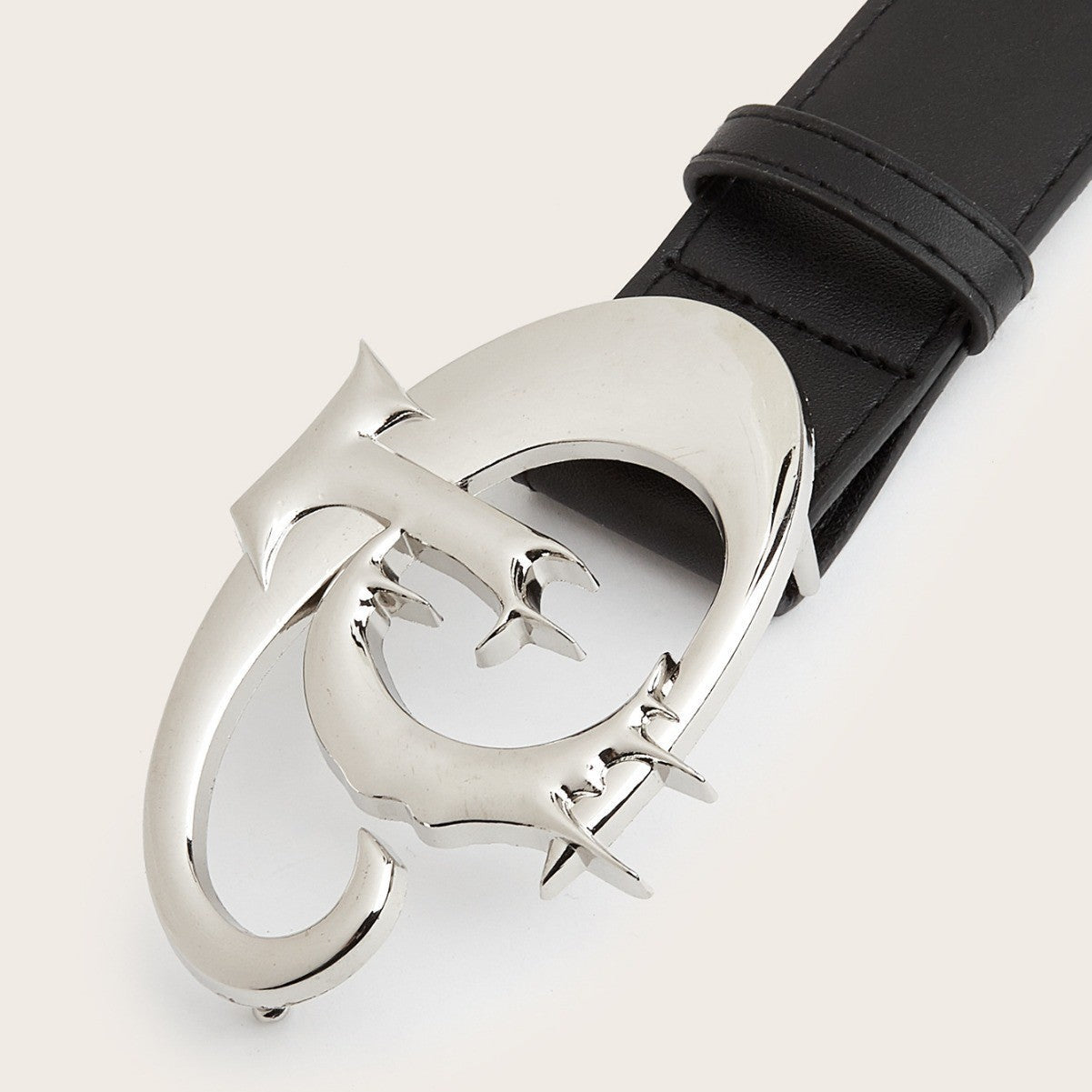 Korrin Embossed Skull Buckle Belt