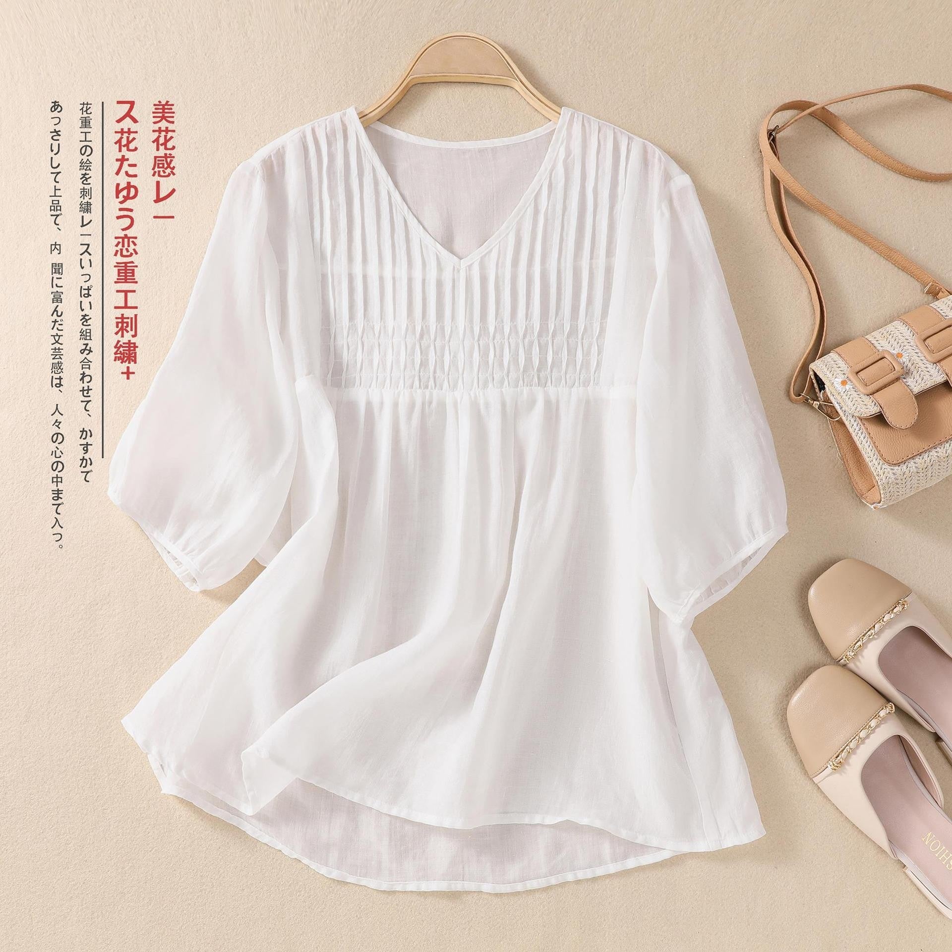 Liora Linen Blend Top
