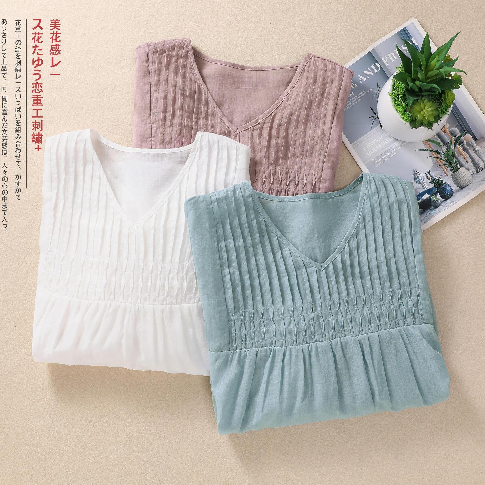 Liora Linen Blend Top