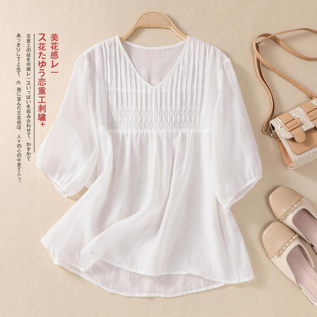 Liora Linen Blend Top