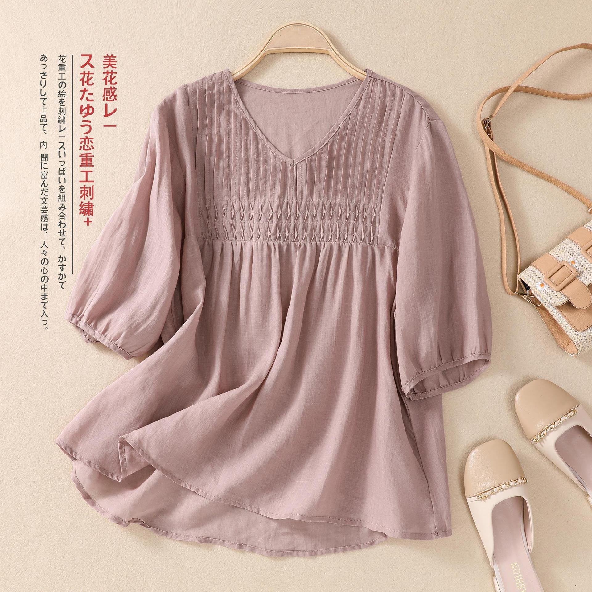 Liora Linen Blend Top