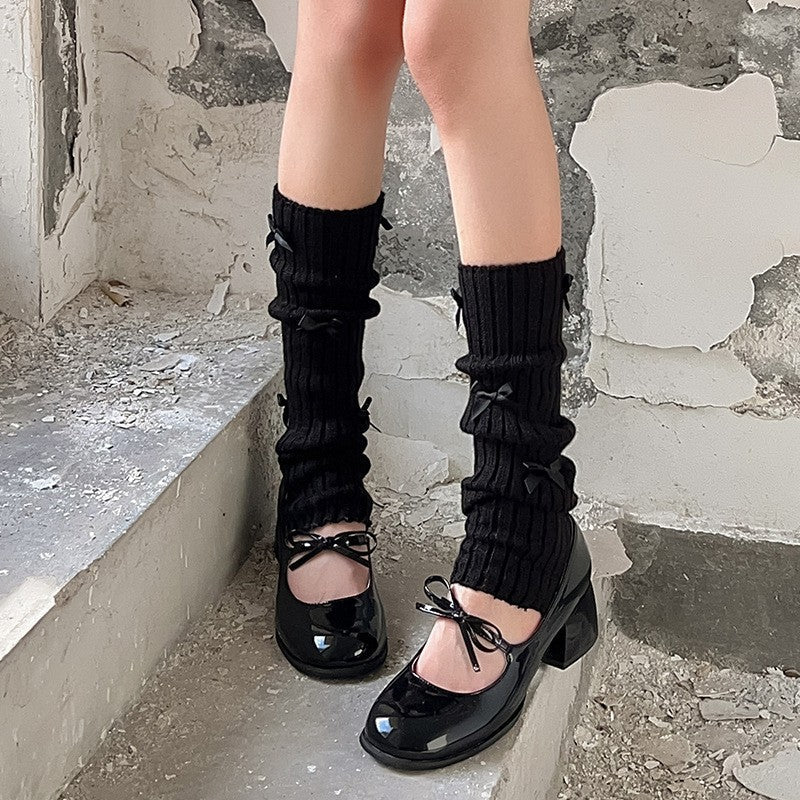 Miu Ruffle Bow Socks