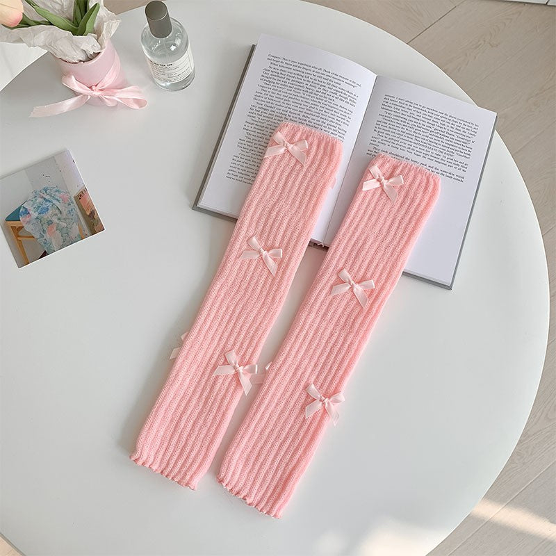 Miu Ruffle Bow Socks