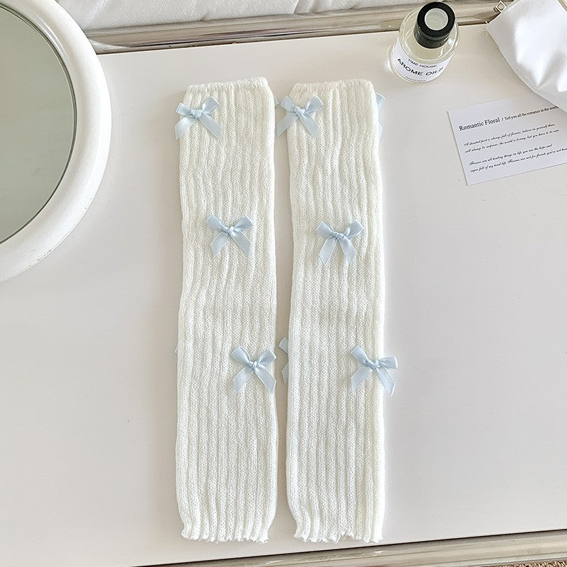 Miu Ruffle Bow Socks
