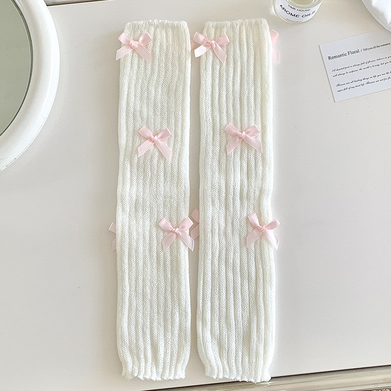 Miu Ruffle Bow Socks