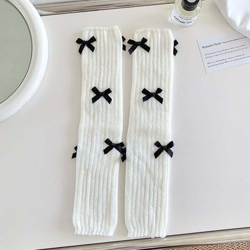Miu Ruffle Bow Socks