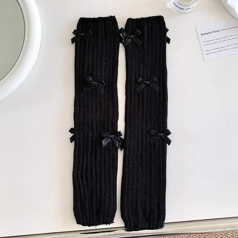 Miu Ruffle Bow Socks