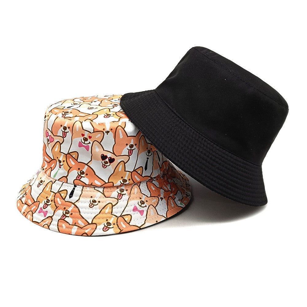Poppy Pup Reversible Bucket Hat
