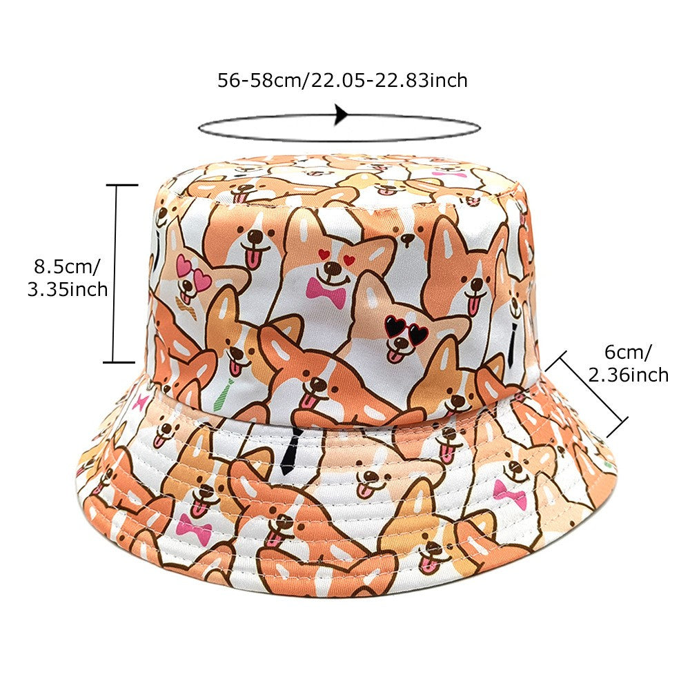 Poppy Pup Reversible Bucket Hat