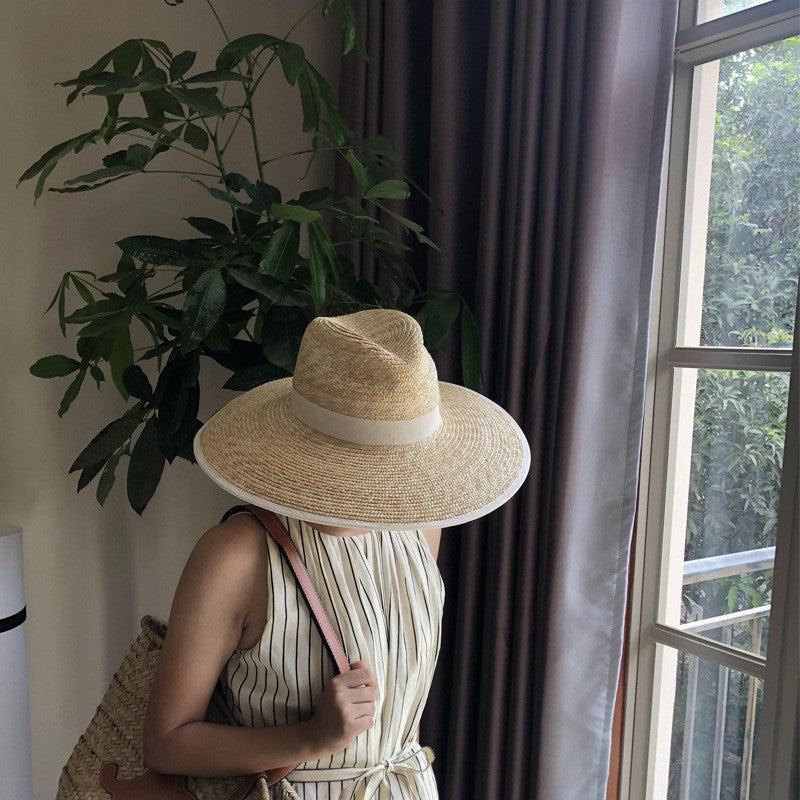 Seraphine Wide Brim Straw Hat