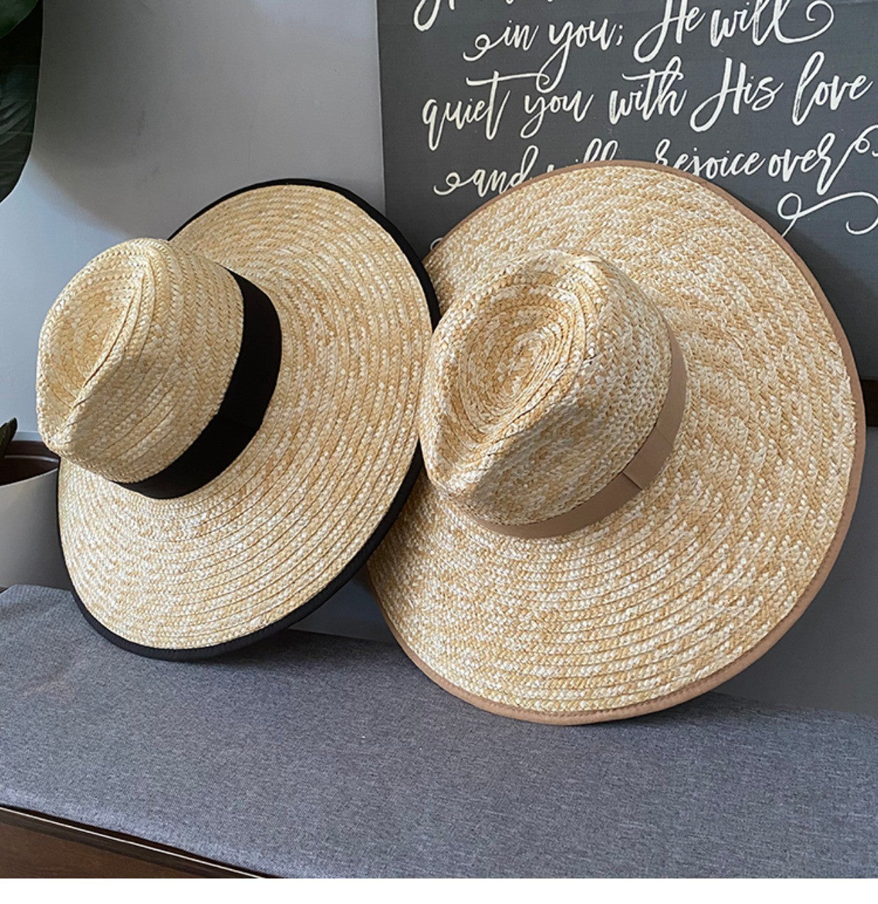 Seraphine Wide Brim Straw Hat