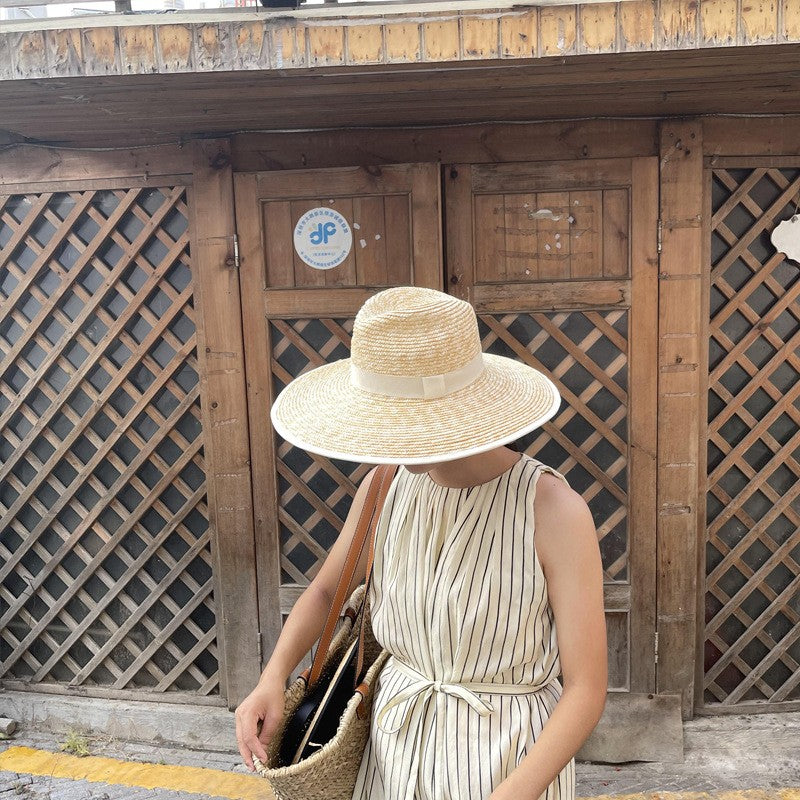 Seraphine Wide Brim Straw Hat