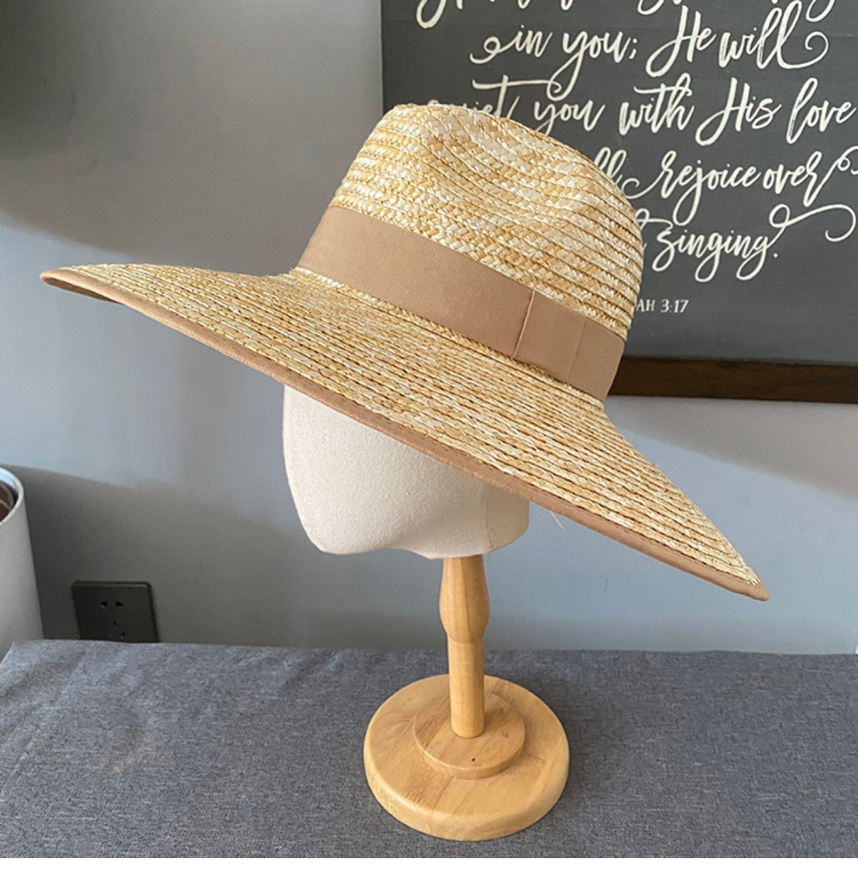 Seraphine Wide Brim Straw Hat