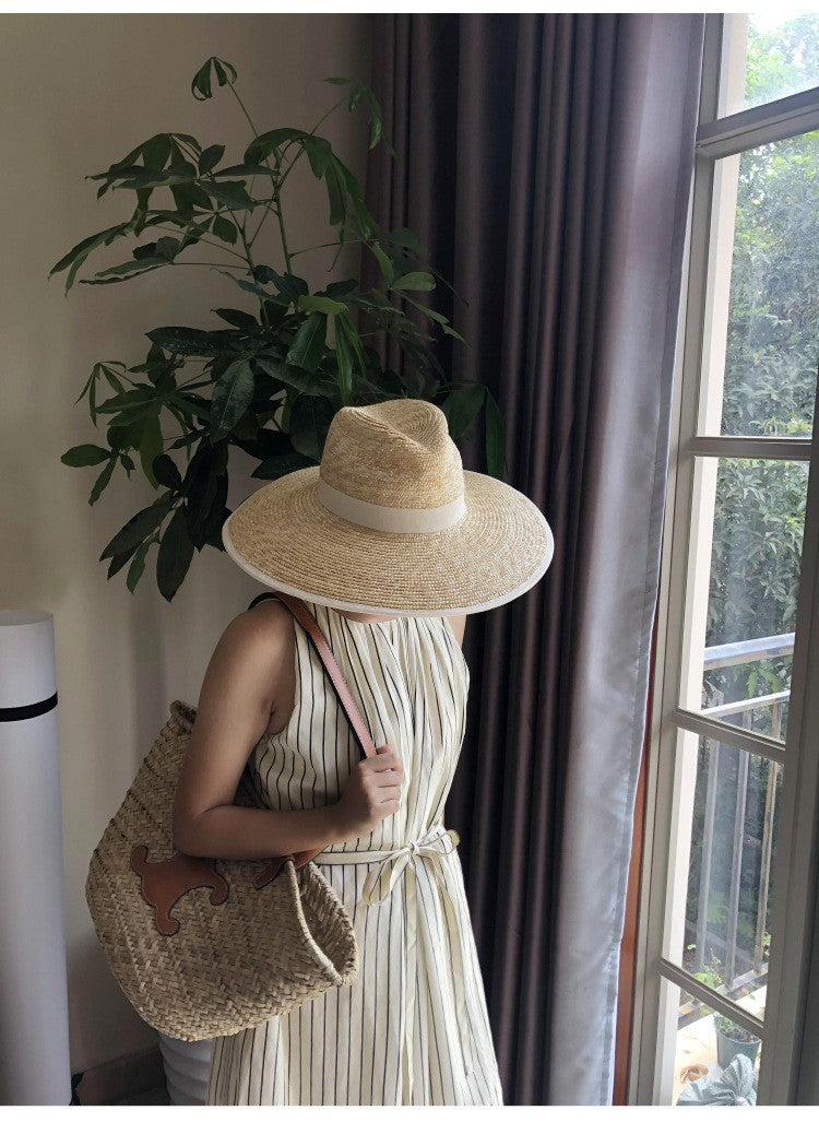 Seraphine Wide Brim Straw Hat