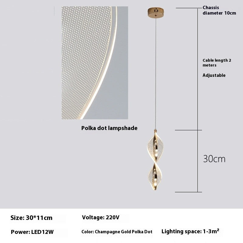 Small Gold Droplight