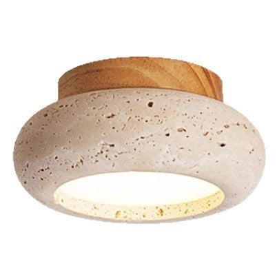 Yellow Stone Ceiling Lamp