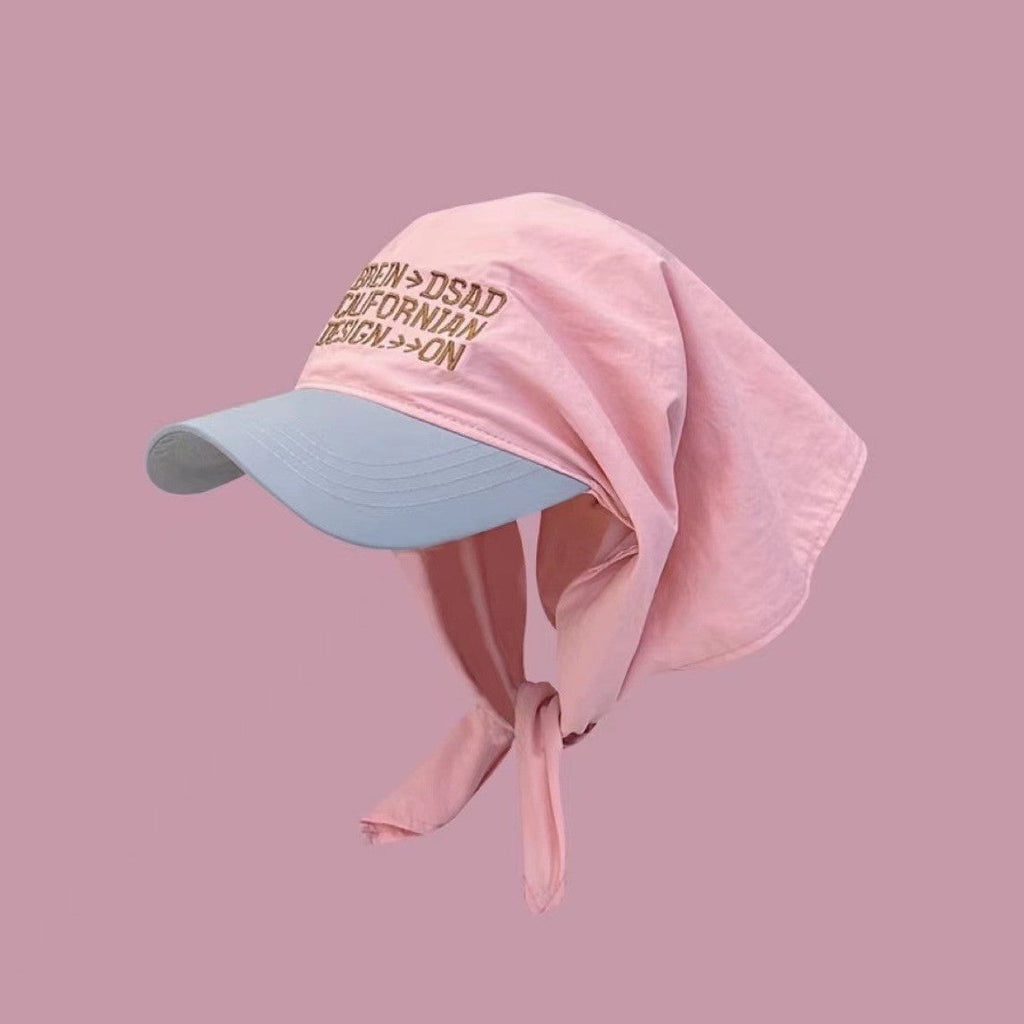 Zarielle Embroidered Tie Scarf Hat