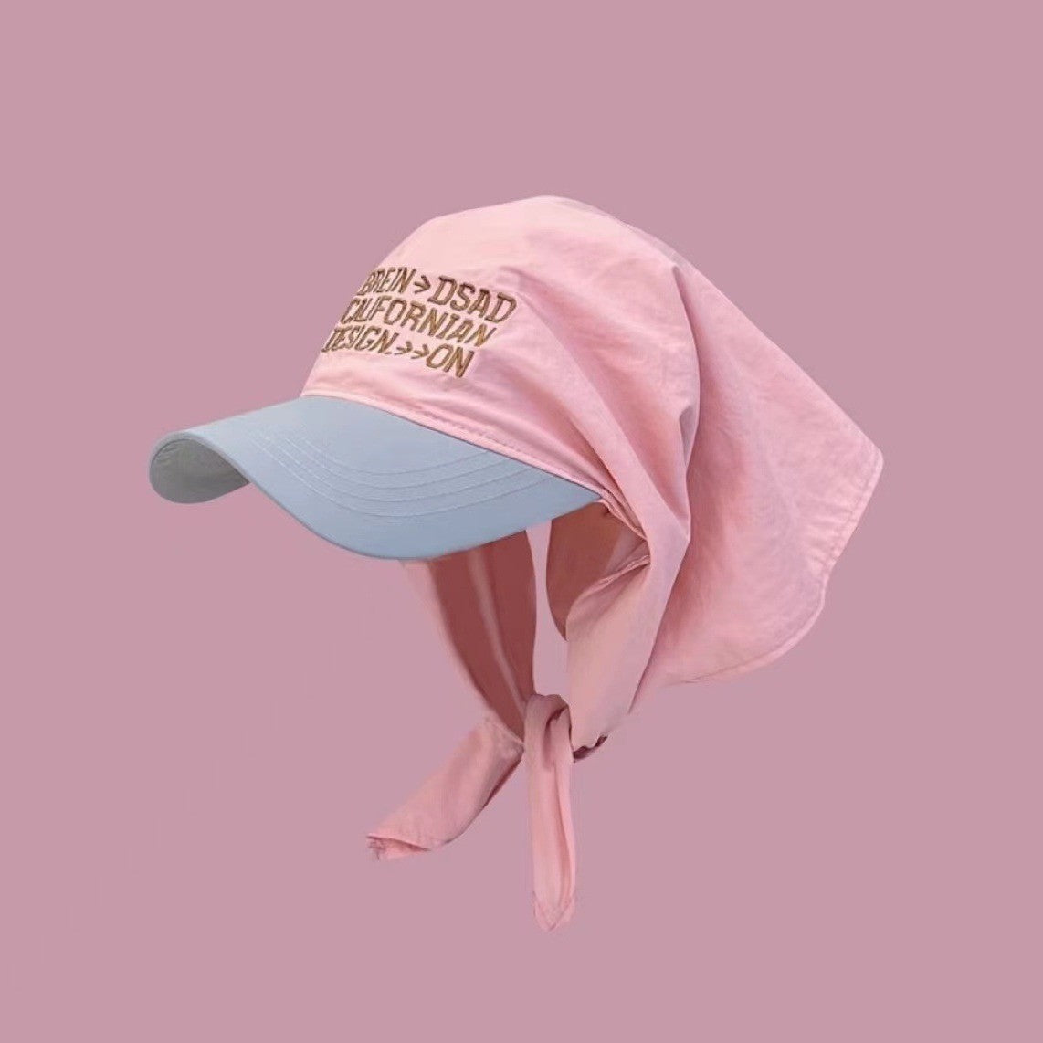 Zarielle Embroidered Tie Scarf Hat