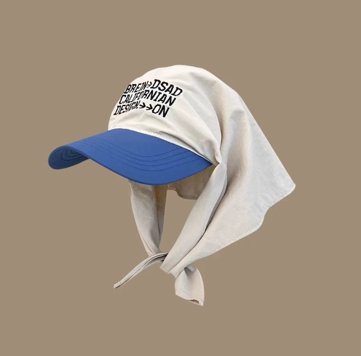 Zarielle Embroidered Tie Scarf Hat