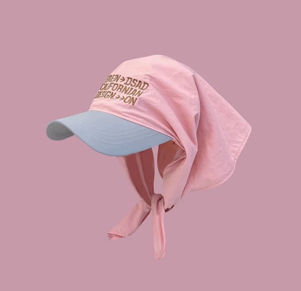 Zarielle Embroidered Tie Scarf Hat
