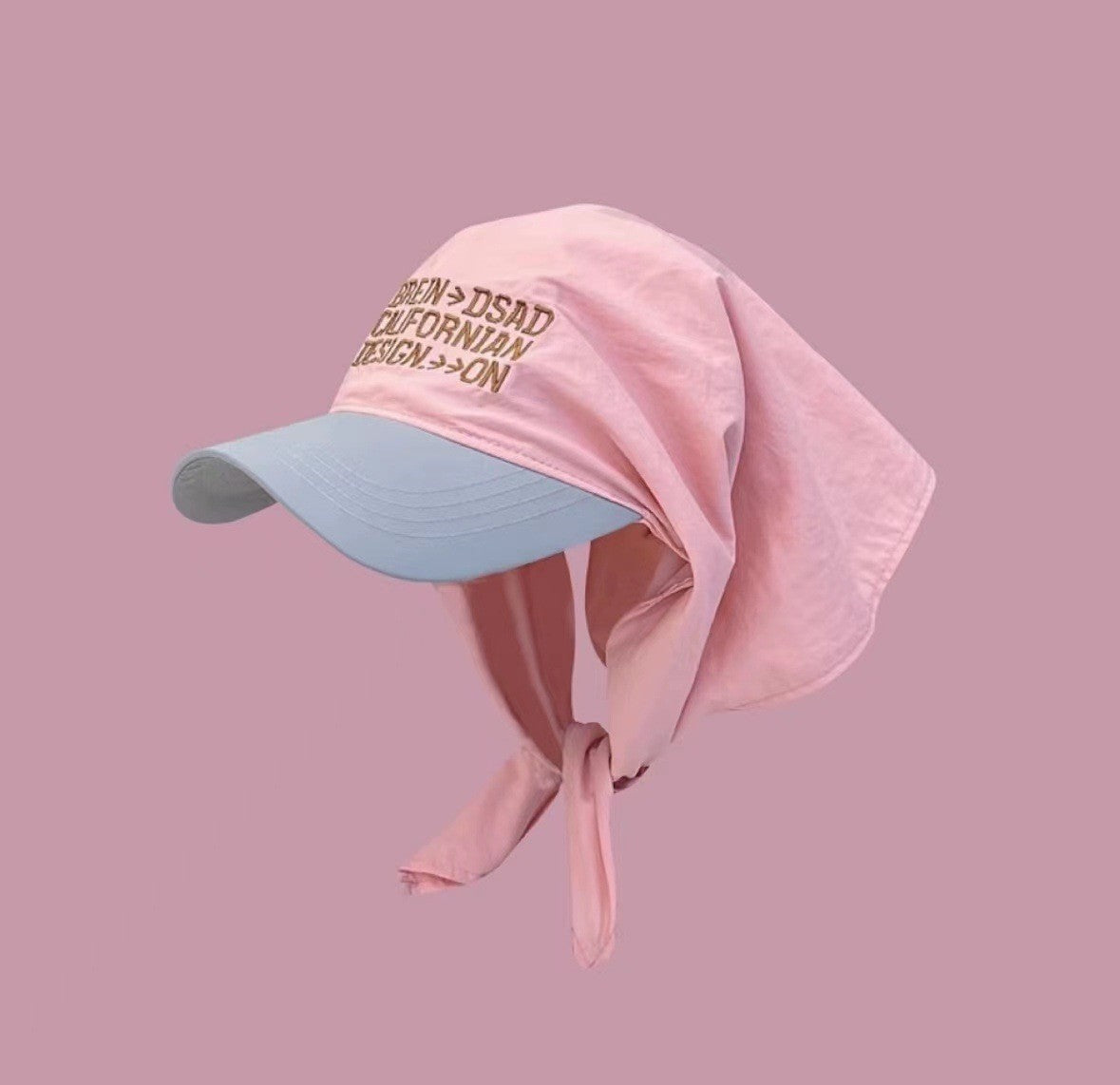 Zarielle Embroidered Tie Scarf Hat