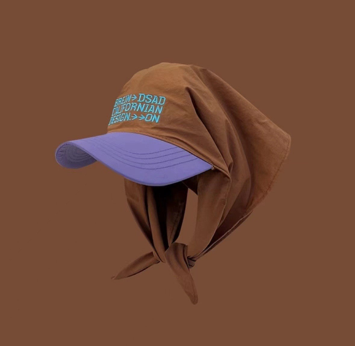 Zarielle Embroidered Tie Scarf Hat